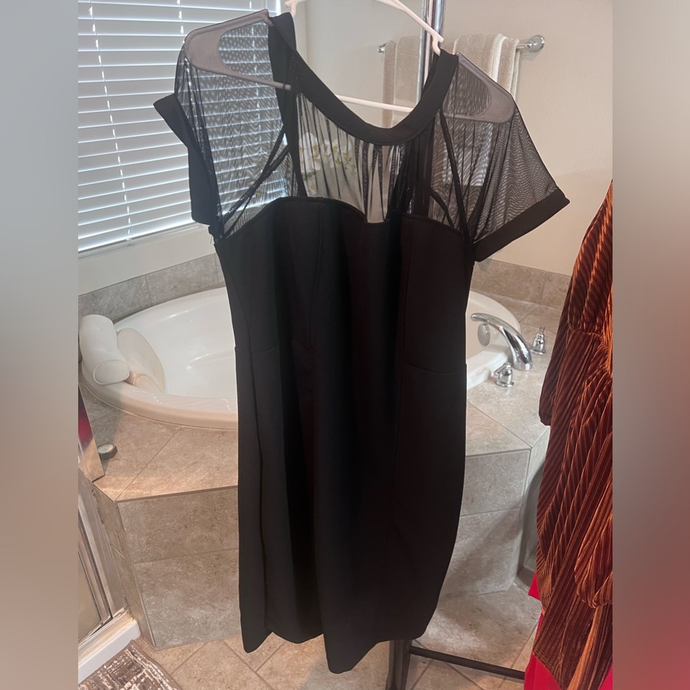 body con style black dress